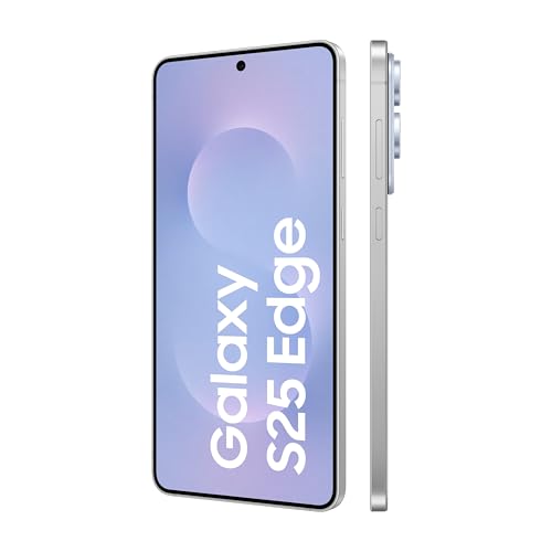 Samsung Galaxy S25 Edge AI Smartphone mit Galaxy AI, Ohne Vertrag, Handy mit Android, 12 GB RAM, 256 GB GB Speicher, 200-MP-Kamera, Titanium Icyblue, 3 Jahre Herstellergarantie [Exklusiv auf Amazon] von Samsung