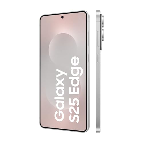 Samsung Galaxy S25 Edge AI Smartphone mit Galaxy AI, Ohne Vertrag, Handy mit Android, 12 GB RAM, 512 GB GB Speicher, 200-MP-Kamera, Titanium Silver, 3 Jahre Herstellergarantie [Exklusiv auf Amazon] von Samsung