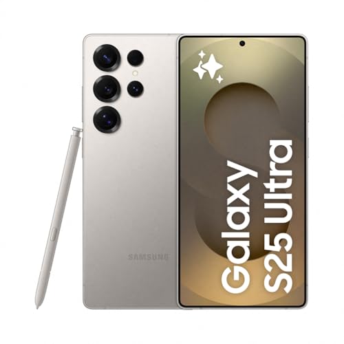 Samsung Galaxy S25 Ultra AI Smartphone mit Galaxy AI, ohne Vertrag, AI Handy mit Android, 12 GB RAM, 512 GB Speicher, 200-MP-Kamera, Titanium Gray, 3 Jahre Herstellergarantie [Exklusiv auf Amazon] von Samsung