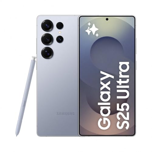 Samsung Galaxy S25 Ultra AI Smartphone mit Galaxy AI, ohne Vertrag, AI Handy mit Android, 12 GB RAM, 512 GB Speicher, 200-MP-Kamera, Titanium Silverblue, 3 Jahre Herstellergarantie von Samsung