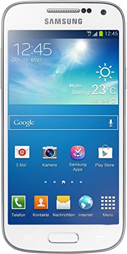 Samsung Galaxy S4 Mini I9195 LTE Smartphone weiß (10,85 cm (4.27 Zoll) AMOLED-Touchscreen, Micro-Sim, 8 GB interner Speicher, 8 Megapixel Kamera, LTE, NFC, Android 4.2) (Generalüberholt) von Samsung