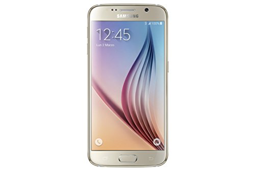 Samsung Galaxy S6 Smartphone simlockfrei, Android, Bildschirm 13 cm (5,1 Zoll), Kamera 16 MP, 32 GB, Quad Core 2,1 GHz, 3 GB RAM von Samsung
