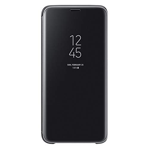 Samsung Galaxy S9 - Clear View Standing Cover EF-ZG960, Polycarbonat, Kratzfest, Black - 5.8 Zoll von Samsung