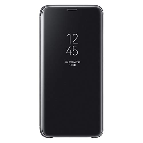 Samsung Galaxy S9 - Clear View Standing Cover EF-ZG960, Polycarbonat, Kratzfest, Black - 5.8 Zoll Samsung Galaxy S9 - Clear View Standing Cover EF-ZG960, Polycarbonat, Kratzfest, Black - 5.8 Zoll von Samsung