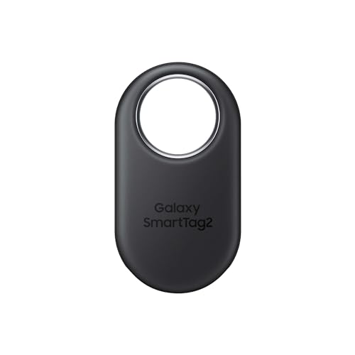 Samsung Galaxy SmartTag2 Bluetooth-Tracker, Kompassansicht, Suche in der Nähe, mit bis zu 500 Tage Laufzeit, wassergeschützt, Schwarz (1 Stück) von Samsung