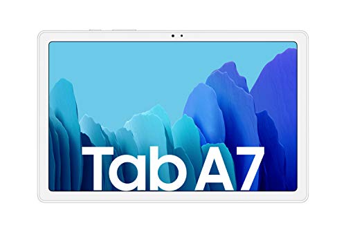Samsung Galaxy Tab A7, Android Tablet, WiFi, 7.040 mAh Akku, 10,4 Zoll TFT Display, vier Lautsprecher, 32 GB/3 GB RAM, Tablet in Silber von Samsung