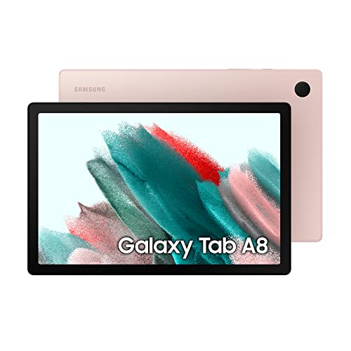 Samsung Galaxy Tab A8, Android Tablet, WiFi, 7.040 mAh Akku, 10,5 Zoll TFT Display, vier Lautsprecher, 32 GB/3 GB RAM, Tablet Rosa von Samsung