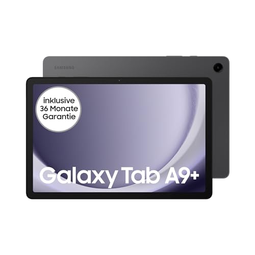 Samsung Galaxy Tab A9+ 5G Android-Tablet, 64 GB Speicherplatz, Großes Display, 3D-Sound, Simlockfrei ohne Vertrag, Graphite, Inkl. 3 Jahre Herstellergarantie [Exklusiv bei Amazon] von Samsung