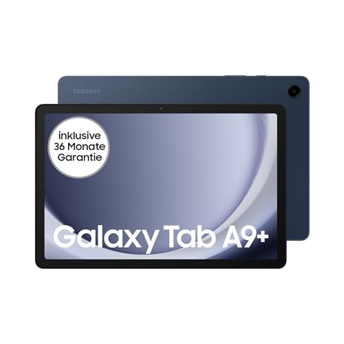 Samsung Galaxy Tab A9+ 5G Android-Tablet, 64 GB Speicherplatz, Großes Display, 3D-Sound, Simlockfrei ohne Vertrag, Navy, Inkl. 3 Jahre Herstellergarantie [Exklusiv bei Amazon] von Samsung