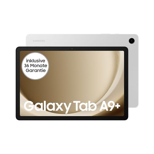 Samsung Galaxy Tab A9+ 5G Android-Tablet, 64 GB Speicherplatz, Großes Display, 3D-Sound, Simlockfrei ohne Vertrag, Silver, Inkl. 3 Jahre Herstellergarantie [Exklusiv bei Amazon] von Samsung