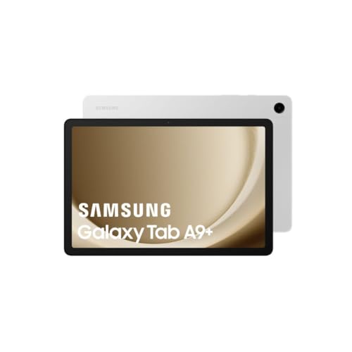 Samsung Galaxy Tab A9+ Android-Tablet, 64 GB Speicher, 11 Zoll großer Bildschirm, WLAN, 3D-Sound, Silber (FR-Version) von SAMSUNG