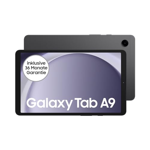 Samsung Galaxy Tab A9 LTE Android-Tablet, 64 GB Speicherplatz, Großes Display, Satter Sound, Simlockfrei ohne Vertrag, Graphite, Inkl. 3 Jahre Herstellergarantie [Exklusiv bei Amazon] von Samsung