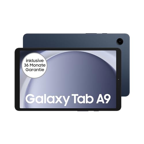 Samsung Galaxy Tab A9 LTE Android-Tablet, 64 GB Speicherplatz, Großes Display, Satter Sound, Simlockfrei ohne Vertrag, Navy, Inkl. 3 Jahre Herstellergarantie [Exklusiv bei Amazon] von Samsung