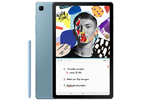 Samsung Galaxy Tab S6 Lite, Tablet inklusive S Pen, 64 GB interner Speicher, 4 GB RAM, Android, WiFi, Angora blue (Generalüberholt) von Samsung