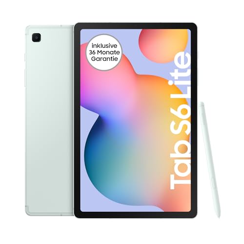 Samsung Galaxy Tab S6 Lite (2024) Android Tablet, 10,4 Zoll TFT Display, 64 GB Speicher, WiFi, Mit S Pen, Mint, Inkl. 36 Monate Herstellergarantie von Samsung