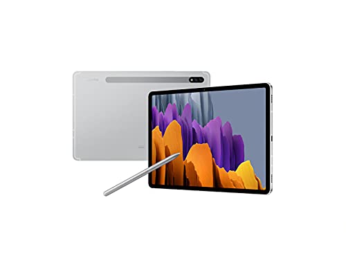 Samsung Galaxy Tab S7, Android Tablet mit Stift, 4G, WiFi, 3 Kameras, großer 8.000 mAh Akku, 11,0 Zoll LTPS Display, 128 GB/6 GB RAM, Tablet in Silber Samsung Galaxy Tab S7, Android Tablet mit Stift, 4G, WiFi, 3 Kameras, großer 8.000 mAh Akku, 11,0 Zoll LTPS Display, 128 GB/6 GB RAM, Tablet in Silber von Samsung