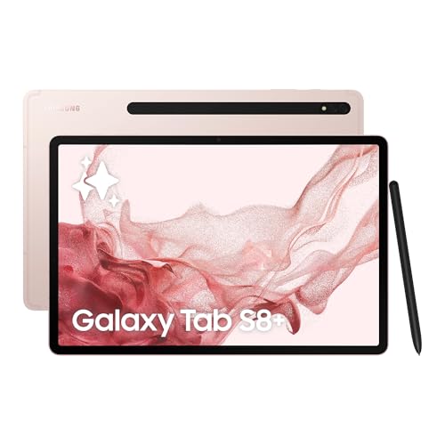 Samsung Galaxy Tab S8+, 12,4 Zoll, 256 GB interner Speicher, 8 GB RAM, Wi-Fi, Android Tablet inklusive S Pen, Pink Gold, inkl. 36 Monate Herstellergarantie Samsung Galaxy Tab S8+, 12,4 Zoll, 256 GB interner Speicher, 8 GB RAM, Wi-Fi, Android Tablet inklusive S Pen, Pink Gold, inkl. 36 Monate Herstellergarantie von Samsung