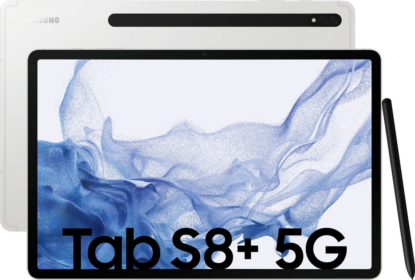 Samsung Galaxy Tab S8+ 5G Tablet (12,4, 256 GB, Android,One UI,Knox, 5G)" von Samsung
