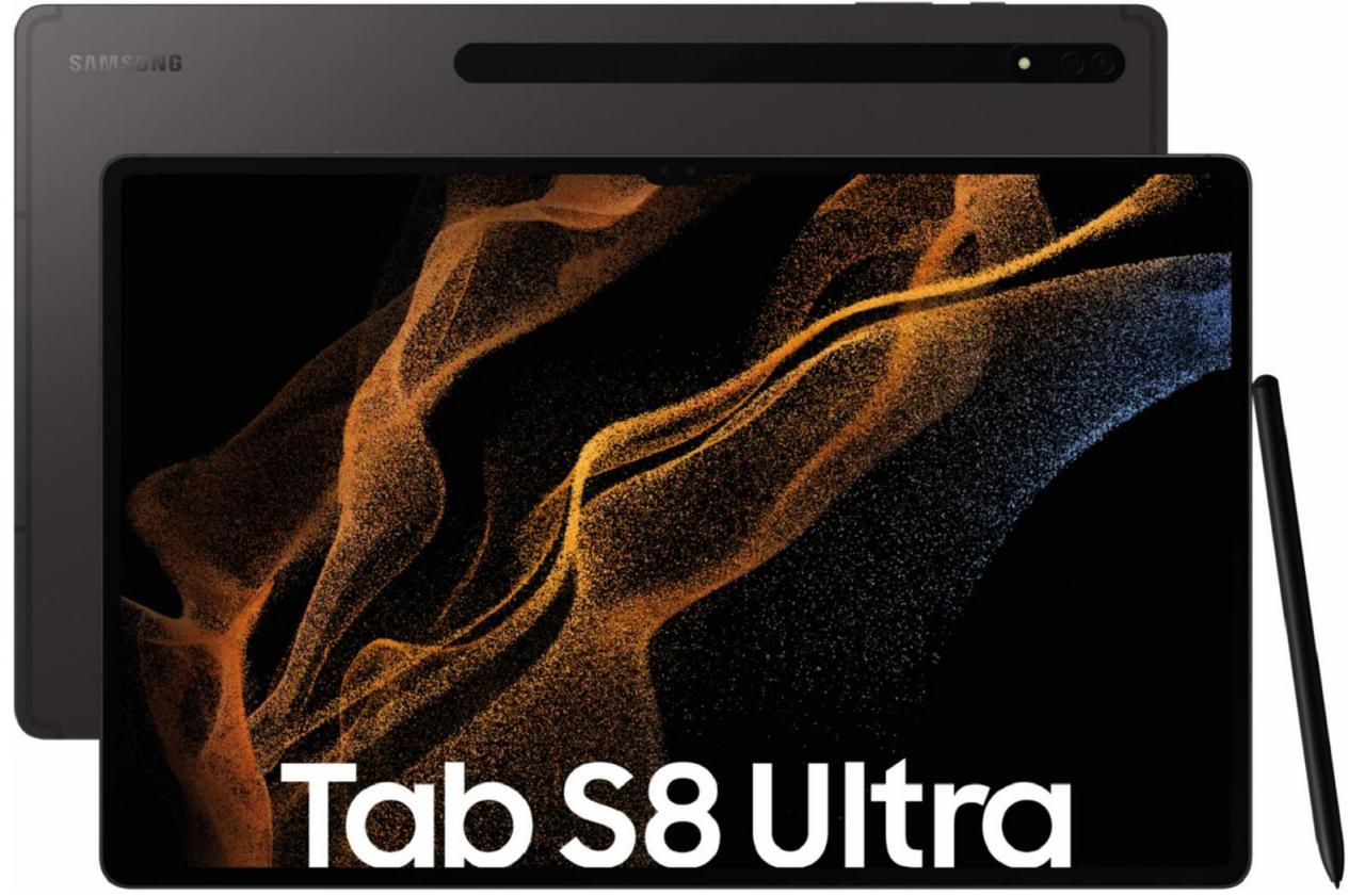 Samsung Galaxy Tab S8 Ultra graphite 37,1 cm (14,6") von Samsung