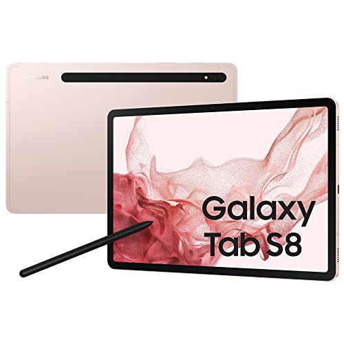 Samsung Galaxy Tab S8 WiFi SM-X700 128 GB 27.9 cm (11) Qualcomm Snapdragon 8 GB Wi-Fi 6 (802.11ax) Android 12 Pink Gold von Samsung