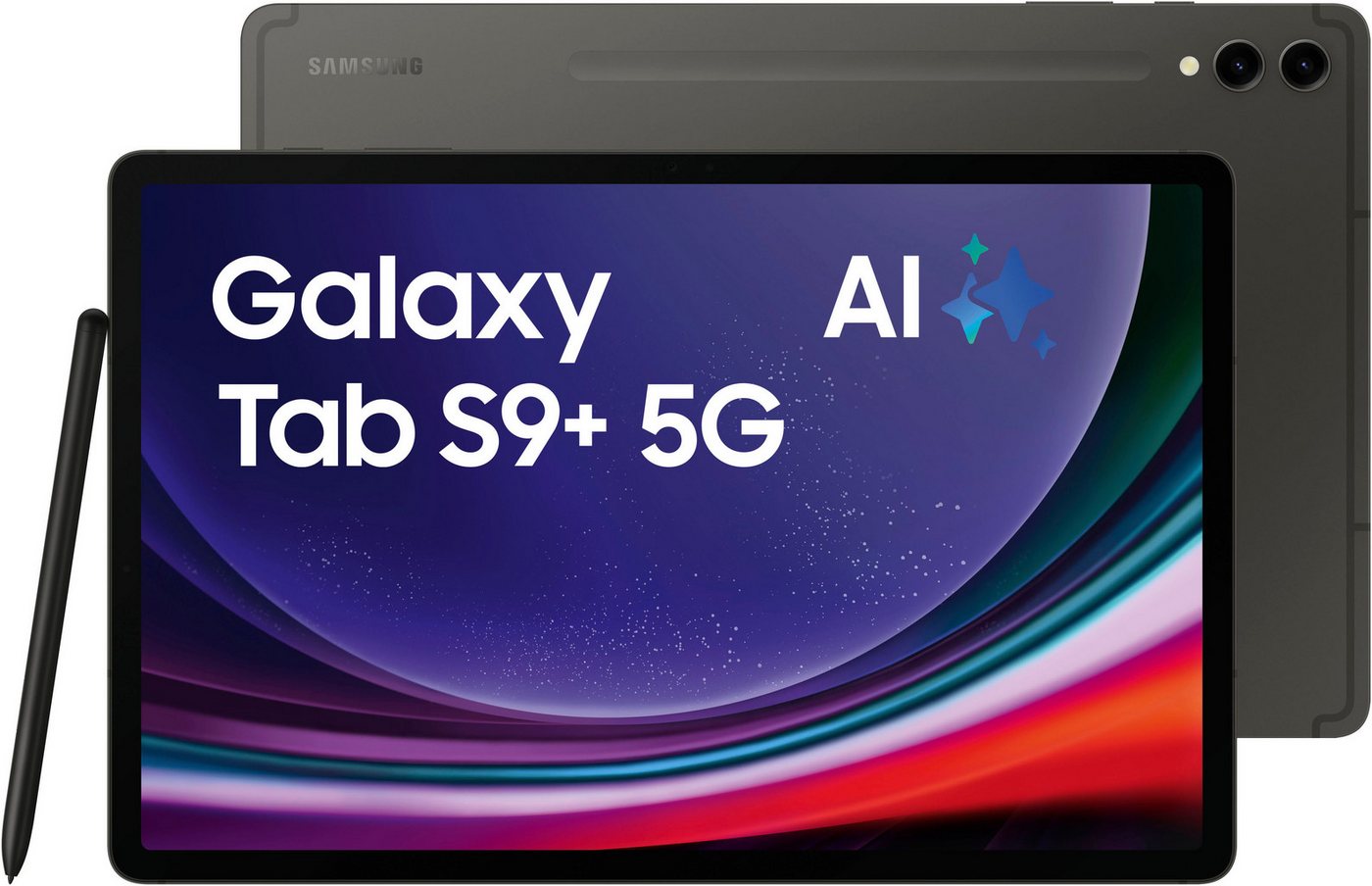 Samsung Galaxy Tab S9+ 5G Tablet (12,4, 256 GB, Android, 5G, AI-Funktionen)" von Samsung