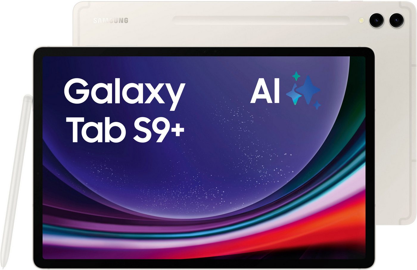 Samsung Galaxy Tab S9+ WiFi Tablet (12,4, 256 GB, Android, AI-Funktionen)" von Samsung