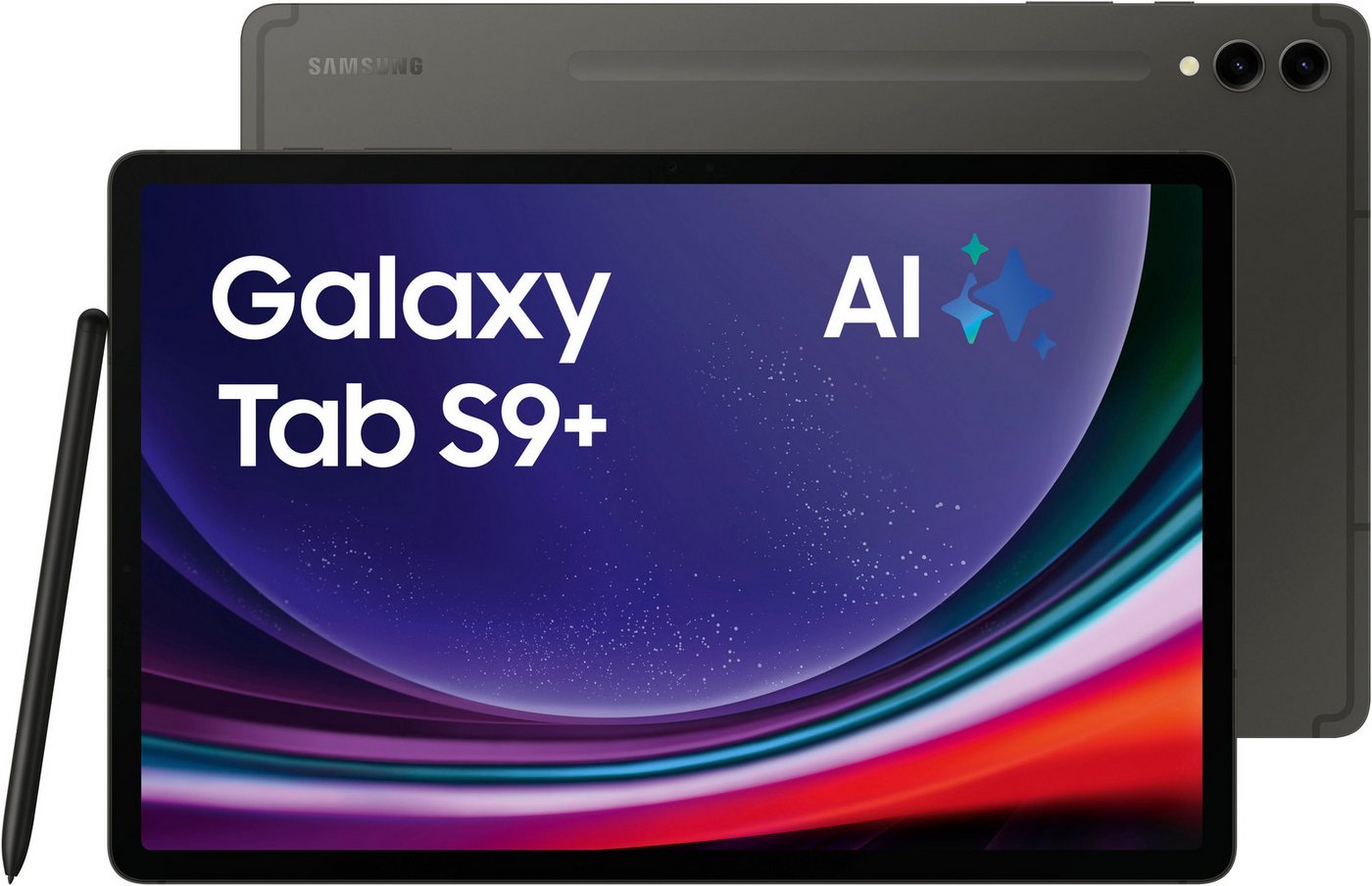 Samsung Galaxy Tab S9+ WiFi Tablet (12,4, 512 GB, Android, AI-Funktionen)" von Samsung