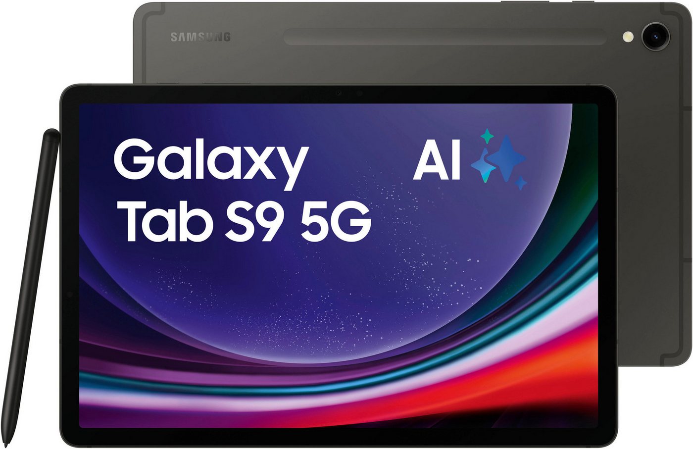 Samsung Galaxy Tab S9 5G Tablet (11, 256 GB, Android, 5G, AI-Funktionen)" von Samsung