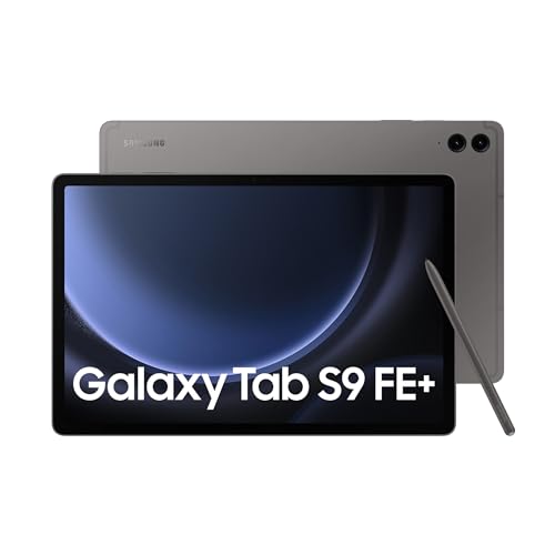 Samsung Galaxy Tab S9 FE+, Display 12,4 Zoll TFT LCD PLS, WLAN, RAM 8 GB, 128 GB, 10.090 mAh, Exynos 1380, Android 13, IP68, Grau (Grau), [Italienische Version] 2023 von Samsung