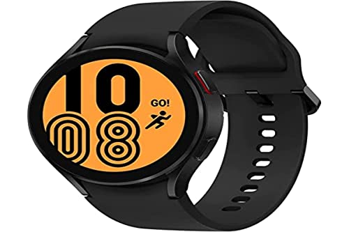 Samsung Galaxy Watch 4 44mm Smartwatch Watch, Gesundheitsüberwachung, Fitnesstracker, Lange Akkulaufzeit, Bluetooth, Schwarz, 2021 [Italienische Version] von Samsung