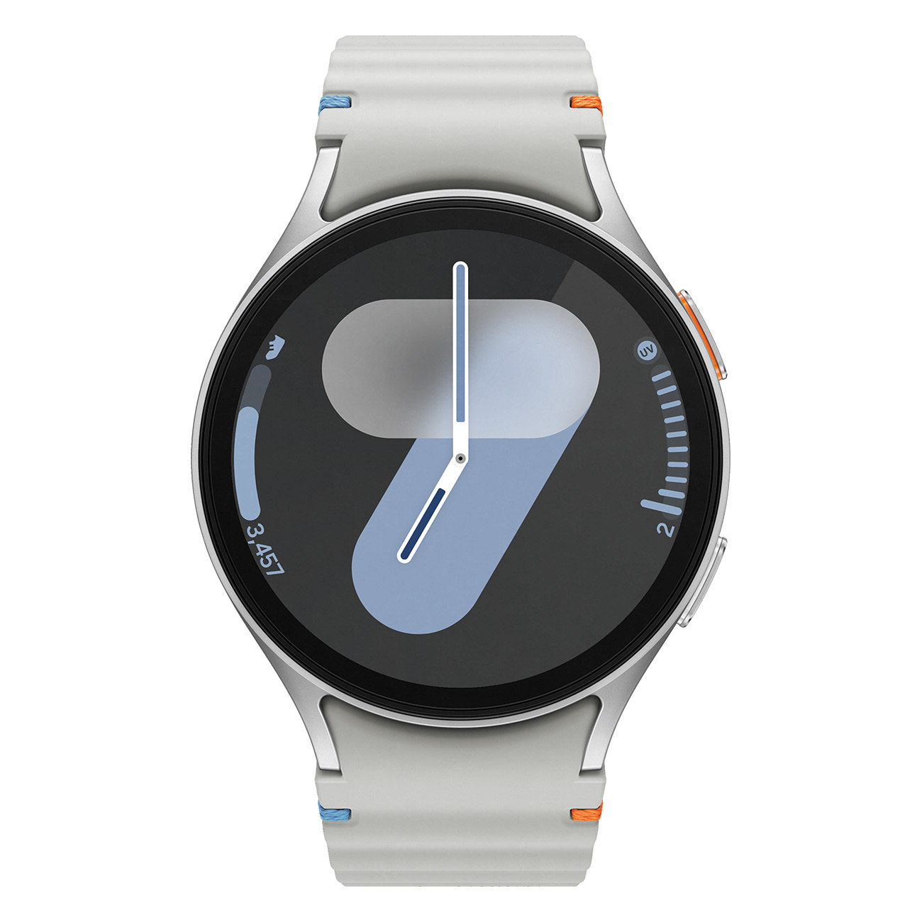 Samsung Galaxy Watch 7 44 mm LTE Silber | Smartwatch | Super AMOLED Touchscreen | Galaxy AI | Dual GPS | BioActive Sensor | Pulsmesser | Kompass von Samsung
