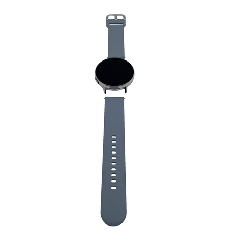 Samsung Galaxy Watch Active 2 44mm LTE Edelstahlgehäuse silber Sportarmband grau blau von Samsung