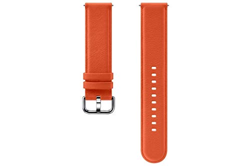 Samsung Galaxy Watch Active2 Lederarmband, Orange von Samsung
