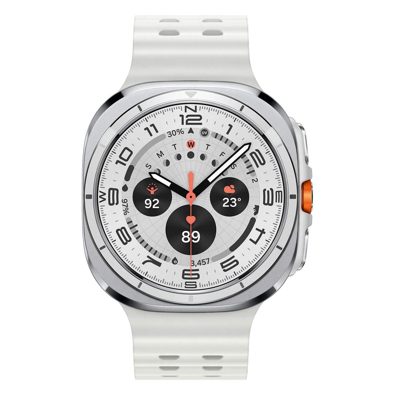 Samsung Galaxy Watch FE Smartwatch Silber | AI Elemente | Bluetooth | Touchscreen | 10 ATM | Bis zu 100 Std. Akkulaufzeit | 4G (LTE) | AMOLED von Samsung