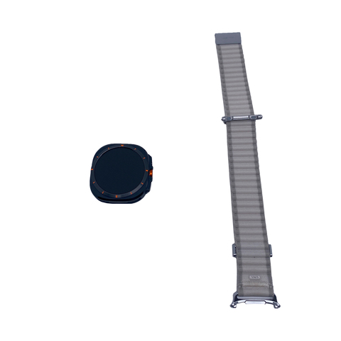 Samsung Galaxy Watch Ultra 47mm titanium gray mit Trailarmband weiß von Samsung