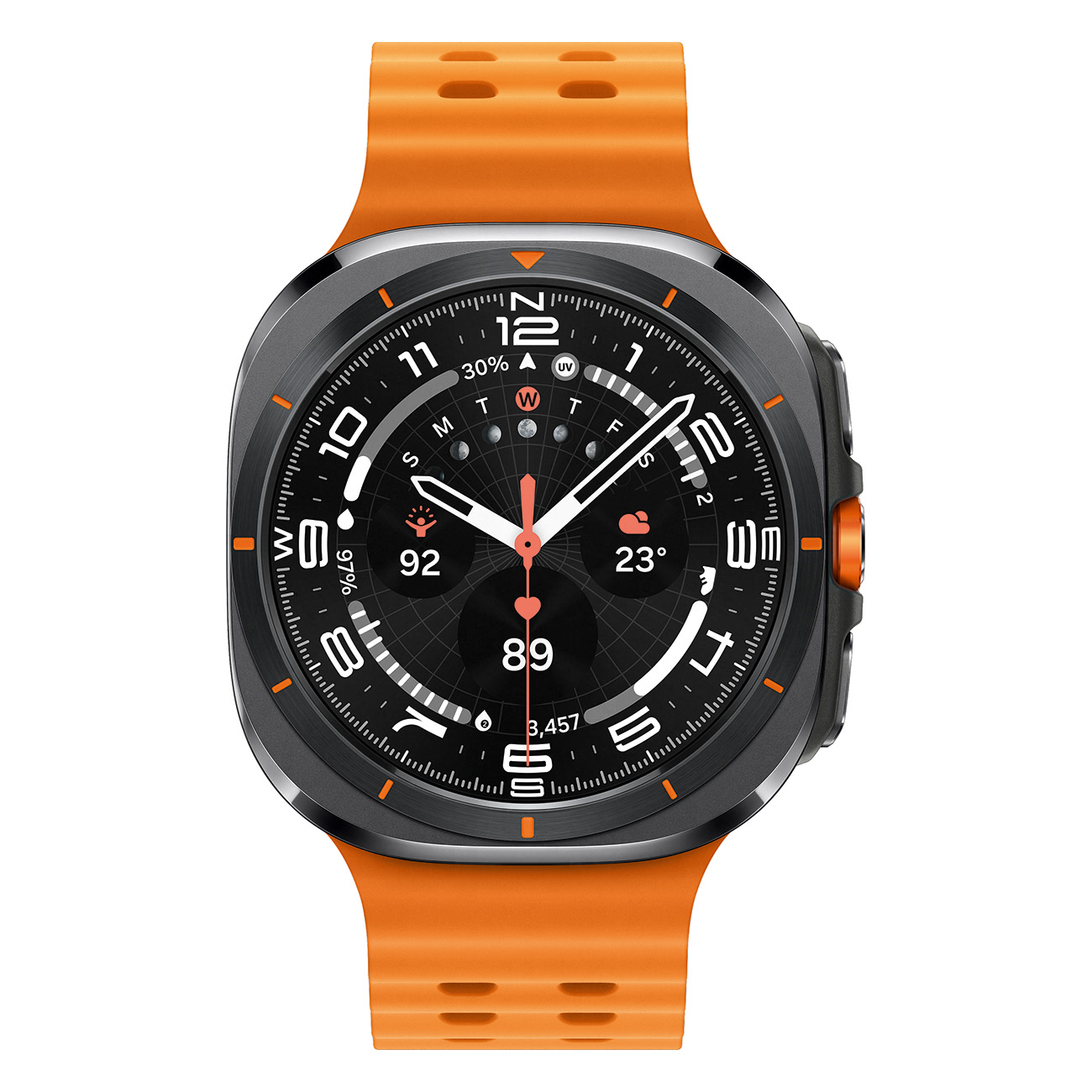 Samsung Galaxy Watch Ultra Smartwatch Grau | AI Elemente | Bluetooth | Touchscreen | 10 ATM | Bis zu 100 Std. Akkulaufzeit | 4G (LTE) | AMOLED von Samsung