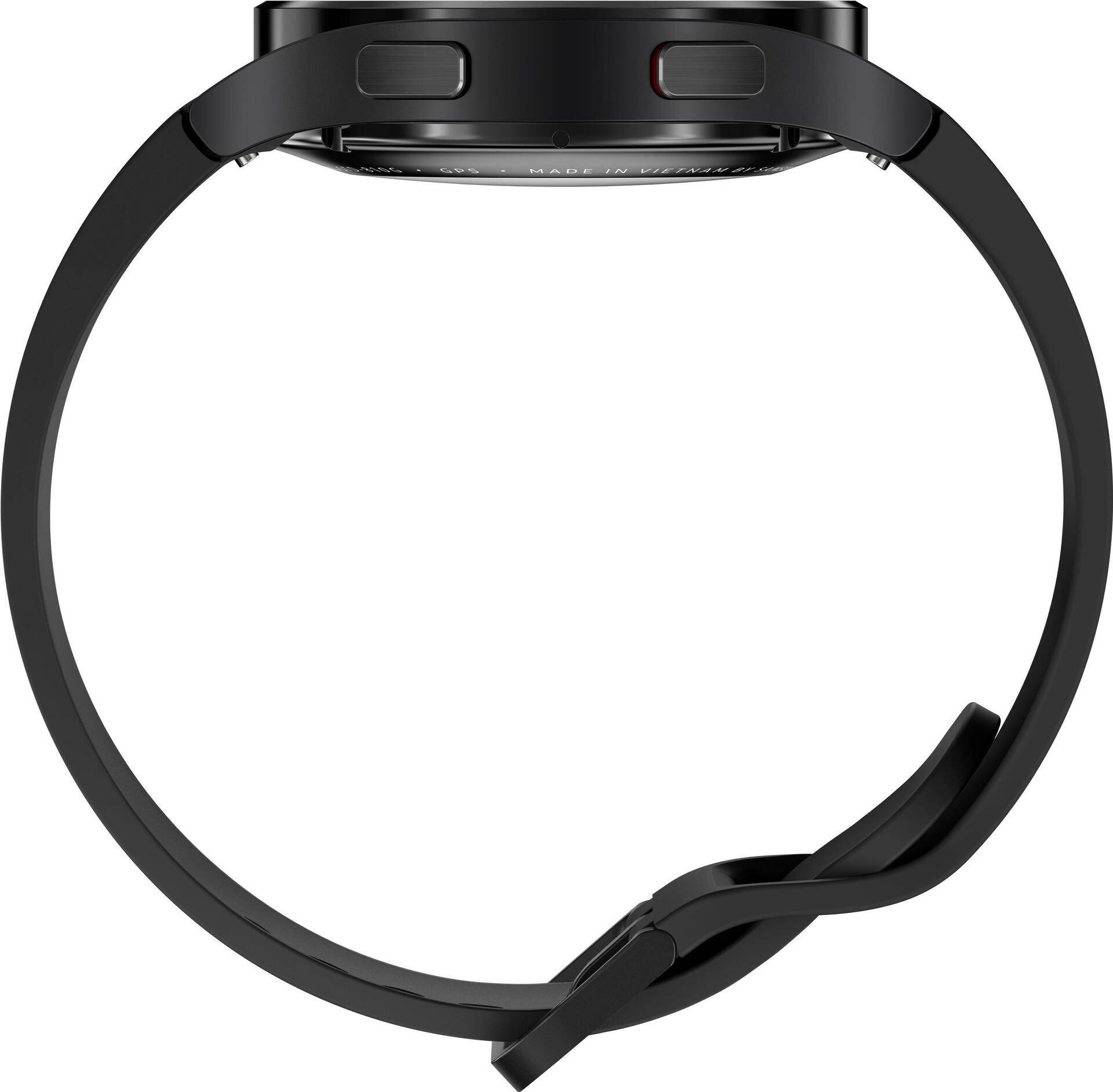 Samsung Galaxy Watch4 - 44 mm - schwarz - intelligente Uhr mit Sportband - schwarz - Anzeige 3.46 cm (1.36) - 16 GB - 7.6 GB - NFC, Wi-Fi, Bluetooth - 30.3 g von Samsung
