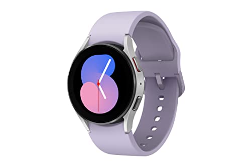 Samsung Galaxy Watch5, Smartwatch, Gesundheitsüberwachung, Sportverfolgung, Bluetooth, 40 mm, Fitness Tracker , Silber Samsung Galaxy Watch5, Smartwatch, Gesundheitsüberwachung, Sportverfolgung, Bluetooth, 40 mm, Fitness Tracker , Silber von Samsung
