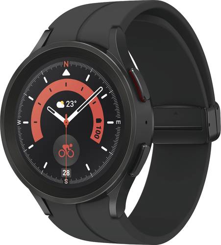 Samsung Galaxy Watch5 Pro Smartwatch 45mm Uni Schwarz, Titanium Samsung Galaxy Watch5 Pro Smartwatch 45mm Uni Schwarz, Titanium von Samsung