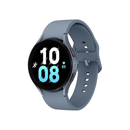Samsung Galaxy Watch5 Smartwatch, Gesundheitsfunktionen, Fitness Tracker, ausdauernder Akku, Bluetooth, 44 mm, Blue inkl. 36 Monate Herstellergarantie [Exklusiv bei Amazon] von Samsung