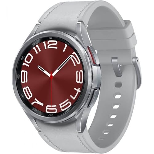 Samsung Galaxy Watch6 Classic (Bluetooth + LTE) Smartwatch 43mm S/M Silber von Samsung