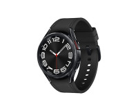 Samsung Galaxy Watch6 Classic - 43 mm - intelligente Uhr mit Band - Hybrid-Eco-Leder - schwarz - Ban von Samsung