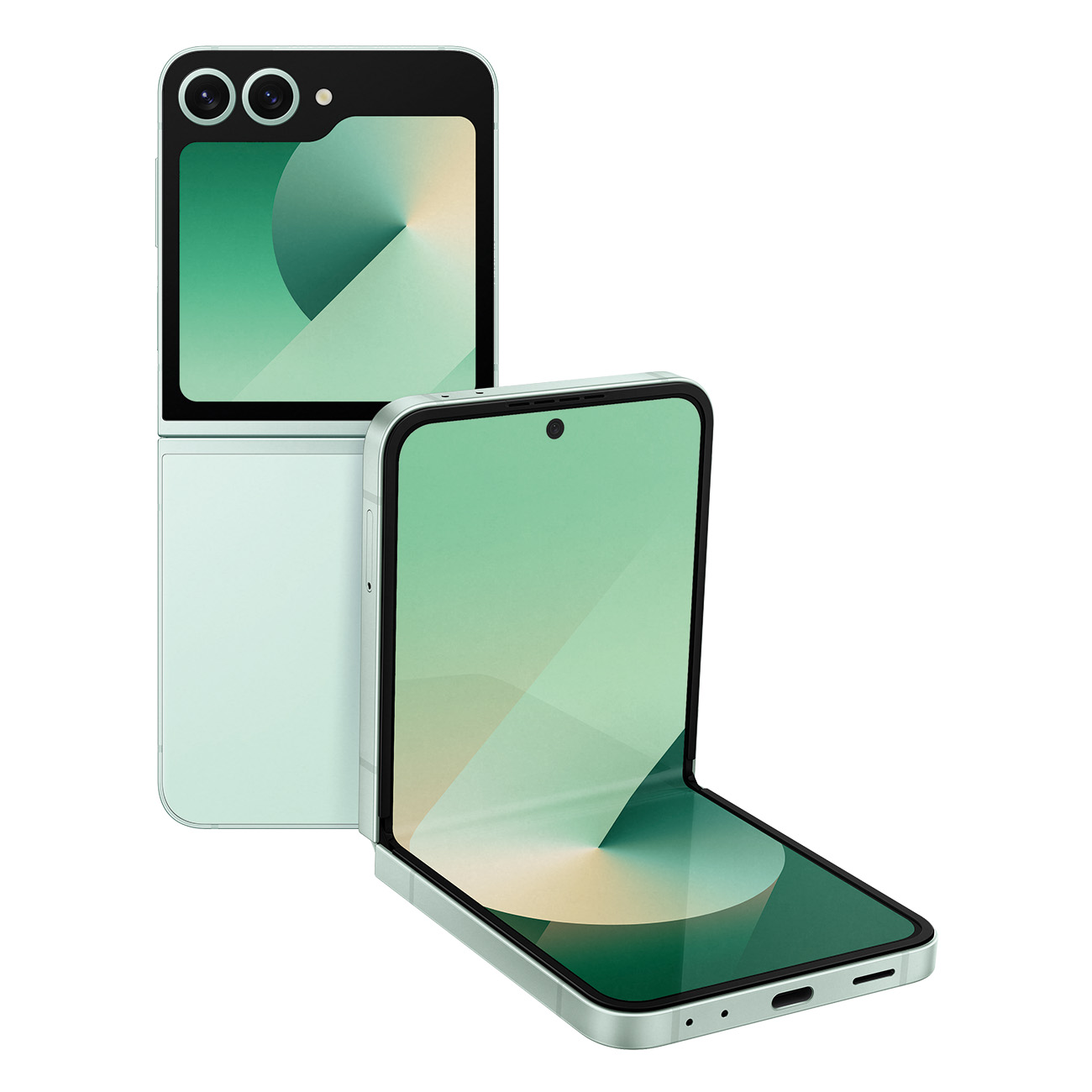 Samsung F741 Galaxy Z Flip6 Mint | Smartphone | 12 GB RAM | 512 GB Speicher | LPDDR5X | FHD+ | Super AMOLED | 425 Ppi | NFC | Dual-SIM | 4.224 MHz von Samsung