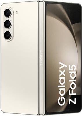 Samsung Galaxy Z Fold5 - 5G Smartphone - Dual-SIM - RAM 12 GB / Interner Speicher 512 GB - OLED-Display - 7.6" - 7.6" - 2176 x 1812 Pixel 2176 x 1812 Pixel (120 Hz) - Triple-Kamera 50 MP, 12 MP, 10 MP - 2x front cameras 10 MP, 4 MP - Cremefarben von Samsung