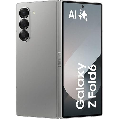 Samsung Galaxy Z Fold6 SM-F956B 19,3 cm (7.6") Double SIM Android 14 5G USB Type-C 12 Go 256 Go 4400 mAh Argent von Samsung