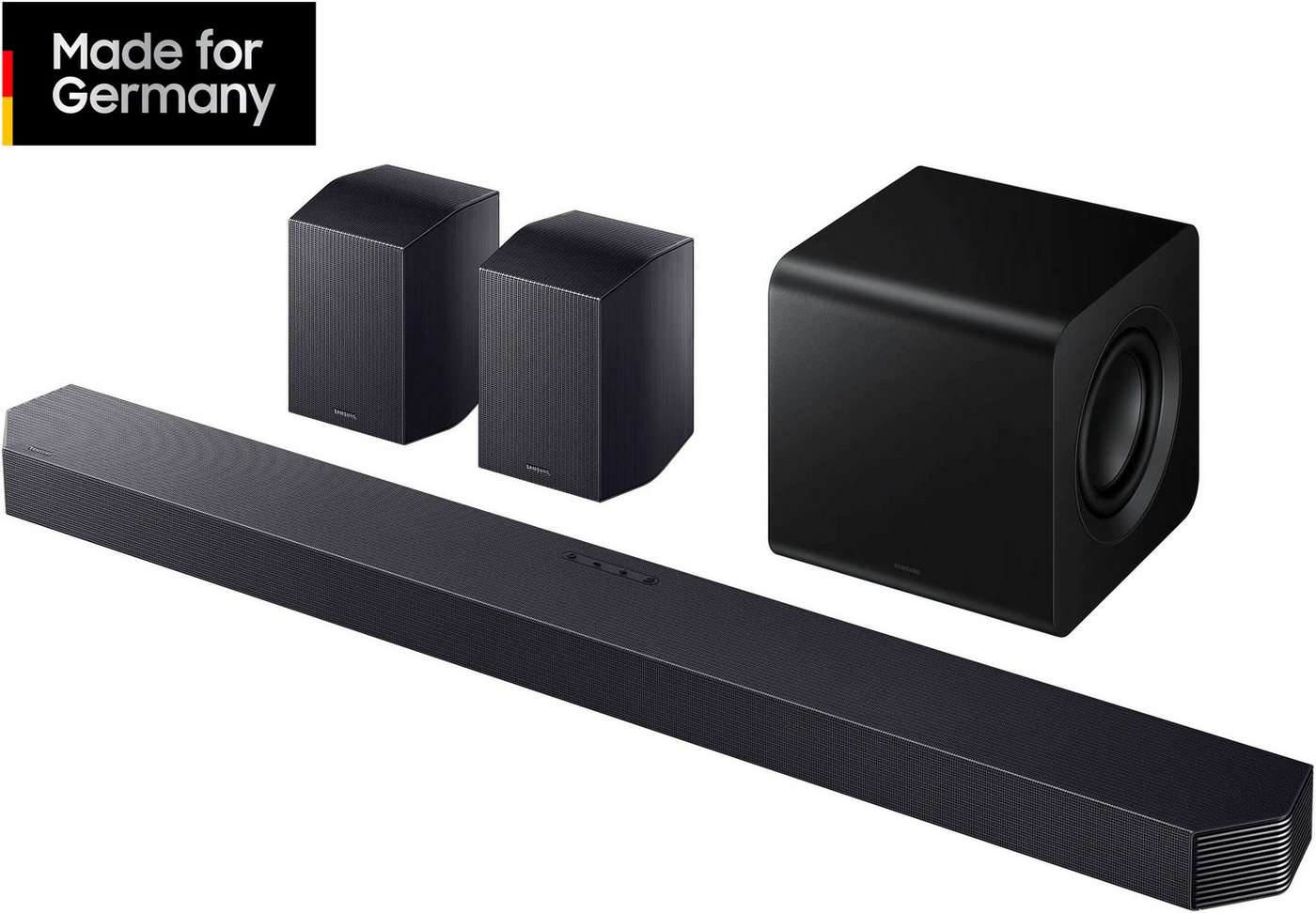 Samsung HW-Q935GF Q-Soundbar Soundbar 9.1.4 (Bluetooth, WLAN (WiFi), 9.1.4-Kanal Subwoofer & Rücklautsprecher, Kabellos Dolby Atmos, DTS:X) von Samsung