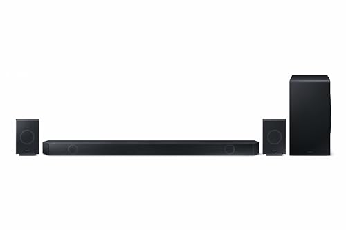 Samsung HW-Q995GD 11.1.4-Kanal Q-Soundbar für TV-Geräte, 4.0.2-Kanal-Rücklautsprecher, Bluetooth-Lautsprecher mit kabellosem Dolby Atmos / DTS:X, Q-Symphony [2024] von Samsung