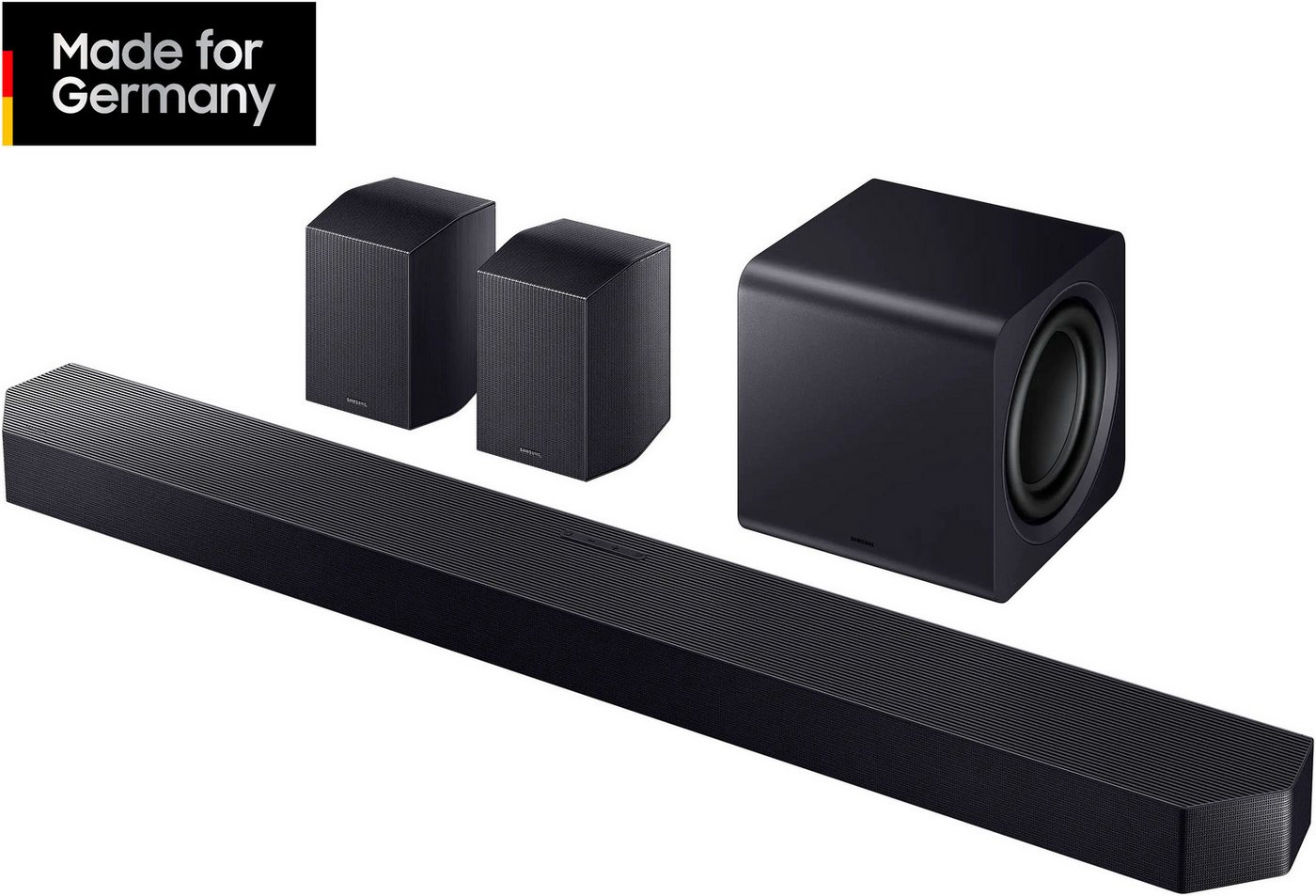 Samsung HW-Q995GF Q-Soundbar Soundbar 11.1.4 (Bluetooth, WLAN (WiFi), 11.1.4-Kanal Subwoofer & Rücklautsprecher, Kabellos Dolby Atmos, DTS:X) von Samsung