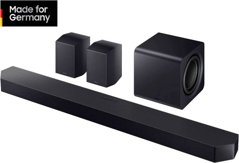 Samsung HW-Q995GF Q-Soundbar Soundbar 11.1.4 (Bluetooth, WLAN (WiFi), 11.1.4-Kanal Subwoofer & Rücklautsprecher, Kabellos Dolby Atmos, DTS:X) von Samsung
