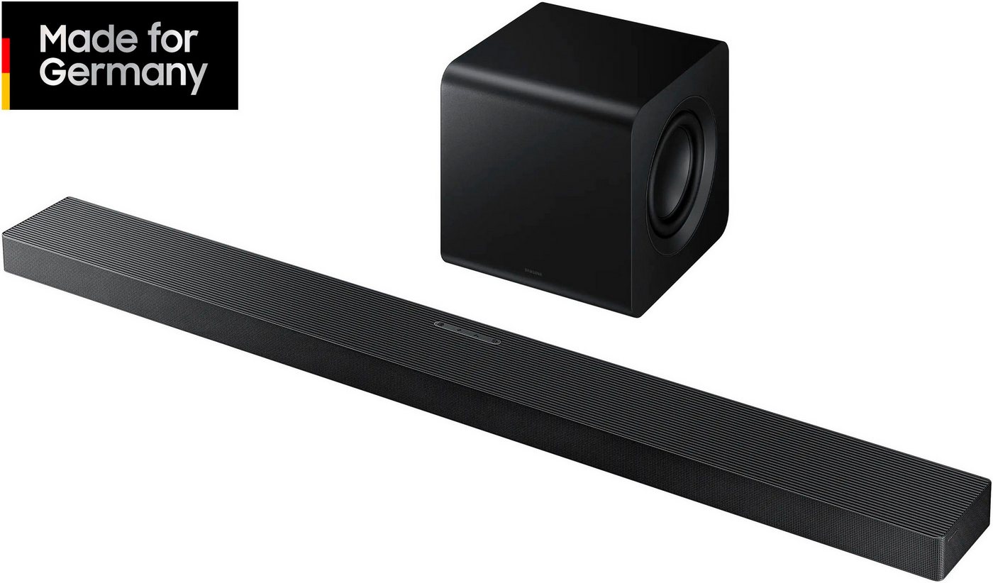 Samsung HW-QS710GF Q-Soundbar Soundbar 3.1.2 (Bluetooth, WLAN, 3.1.2-Kanal Sound System, SpaceFit Sound Pro, Flexible Positionierung) von Samsung